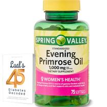 Suplemento Dietético Aceite de Onagra 1000mg Spring Valley Suplemento Dietético Aceite de Onagra 1000mg Spring Valley
