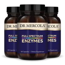 Suplemento dietético Dr. Mercola Enzimas de Espectro Completo 270 cápsulas Suplemento dietético Dr. Mercola Enzimas de Espectro Completo 270 cápsulas