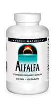 Suplemento Dietético Source Naturals Alfalfa 10 Granos 500 Tabletas