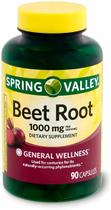 Suplemento Dietético Spring Health Valley Beet Root - 1000mg (90 Cápsulas) Suplemento Dietético Spring Health Valley Beet Root - 1000mg (90 Cápsulas)