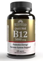 Suplemento dietético Windmill Quick Melt Vitamin B-12 5000mcg