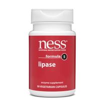 Suplemento digestivo NESS Lipase 90 cápsulas vegetarianas