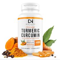 Suplemento Divinity Nutra Curcumina de Cúrcuma 1400 mg 120 cápsulas