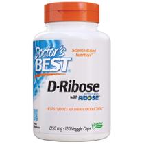 Suplemento Doctor's Best D-Ribose suporta ATP Energy 120 cápsulas Suplemento Doctor's Best D-Ribose suporta ATP Energy 120 cápsulas
