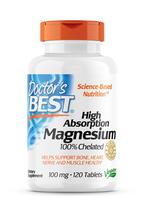 Suplemento Doctor's Best de Magnésio de Alta Absorção 100mg