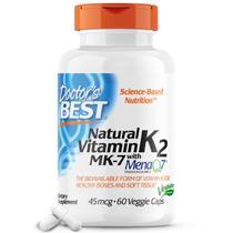 Suplemento Doctor's Best Natural Vitamina K2 MK-7 60 comprimidos