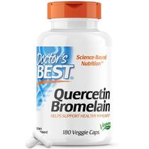 Suplemento Doctor's Best Quercetina e Bromelaína - 180 Cápsulas Suplemento Doctor's Best Quercetina e Bromelaína - 180 Cápsulas