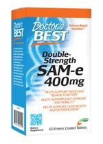 Suplemento Doctor's Best SAM-e 400mg - Vegano e Sem Glúten