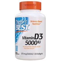 Suplemento Doctor's Best Vitamin D3 5000 UI - 720 Cápsulas