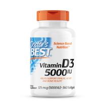 Suplemento Doctor's Best Vitamina D3 5.000 UI 360 comprimidos