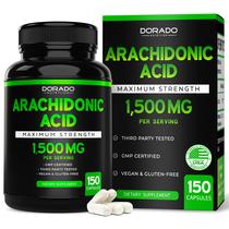 Suplemento Dorado Nutrition Ácido Araquidônico 1500 mg 150 cápsulas