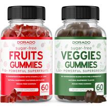 Suplemento Dorado Nutrition Gummies de frutas e vegetais 120 Suplemento Dorado Nutrition Gummies de frutas e vegetais 120