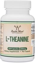 Suplemento Double Wood L-Teanina 200 mg 120 cápsulas Suplemento Double Wood L-Teanina 200 mg 120 cápsulas