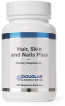 Suplemento Douglas Laboratories para cabelo, pele e unhas Plus 100 cápsulas Suplemento Douglas Laboratories para cabelo, pele e unhas Plus 100 cápsulas