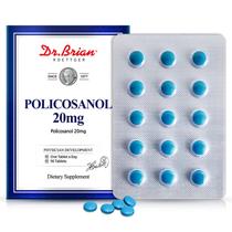 Suplemento Dr. Brian Policosanol 20 mg de cana-de-açúcar 90 comprimidos
