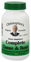 Suplemento Dr. Christopher Complete Tissue and Bone 100 cápsulas