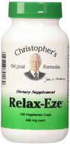 Suplemento Dr. Christopher's Formula Relax-Eze 100 Vegicaps