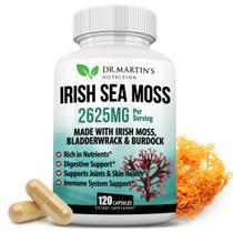 Suplemento DR. MARTIN'S NUTRITION Irish Sea Moss 2625 mg 120 cápsulas