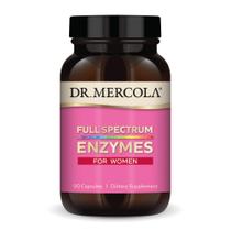 Suplemento Dr. Mercola Full Spectrum Enzymes para mulheres 90 cápsulas Suplemento Dr. Mercola Full Spectrum Enzymes para mulheres 90 cápsulas