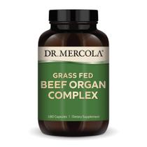 Suplemento Dr. Mercola Grass Fed Beef Organ Complex 180 cápsulas