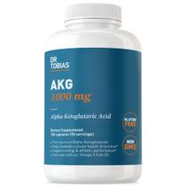 Suplemento Dr. Tobias AKG 1000 mg de ácido alfa cetoglutárico 180 cápsulas