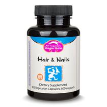 Suplemento Dragon Herbs para cabelo e unhas 100 cápsulas 500 mg Suplemento Dragon Herbs para cabelo e unhas 100 cápsulas 500 mg