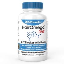 Suplemento DrFormulas DHT Blocker HairOmega Hair Growth 45d