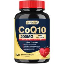 Suplemento DRFOSTER Coq10 200 mg com vitamina E e PQQ 120 porções
