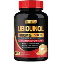 Suplemento DRFOSTER CoQ10 400 mg Cápsulas Gelatinosas Ubiquinol com Vitamina E Suplemento DRFOSTER CoQ10 400 mg Cápsulas Gelatinosas Ubiquinol com Vitamina E