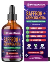 Suplemento Drops Of Nature Ashwagandha Saffron 60ml