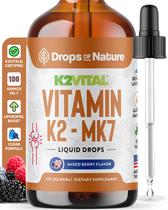 Suplemento Drops Of Nature Vitamin K2 MK7 100mcg 60mL