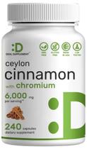 Suplemento Eagleshine Vitamins Ceilão e Canela 6000 mg com cromo