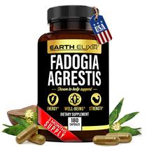 Suplemento Earth Elixir Fadogia Agrestis 1000mg - 180 Cápsulas