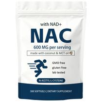 Suplemento EILTEAU NAC 600 mg com NAD+ 300 cápsulas gelatinosas Suplemento EILTEAU NAC 600 mg com NAD+ 300 cápsulas gelatinosas