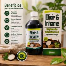 Suplemento Elixir de Inhame 500ml Vitaminas A e C Zero Açúca