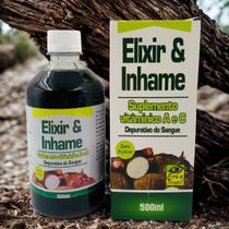 Suplemento Elixir de Inhame 500ml Vitaminas A e C Zero Açúca