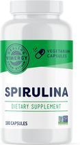 Suplemento em cápsulas de espirulina natural Vimergy 180 ct