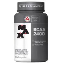 Suplemento em cápsulas Max Titanium BCAA 2400 proteína BCAA 2400 em pote 200 un
