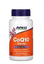 Suplemento em cápsulas NOW Antioxidantes CoQ10 coenzima q10 CoQ10 em pote 60 un pacote x 3 u