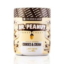 Suplemento Em Pasta De Amendoim Dr. Peanut Power Cream Proteínas 650g Com Whey Protein Doce Saudavel