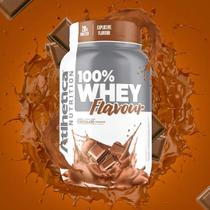 Suplemento Em Pó Atlhetica Nutrition 100% Whey Protein Concentrado Proteína Sabor Chocolate Em Pote De 900g