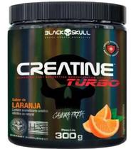 Suplemento Em Pó Black Skull Creatine Turbo Sem Sabor 300g SABOR:LARANJA