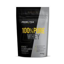Suplemento em Pó Concentrado 100% Pure Whey Proteínas Refil 900g - Probiotica + Coqueteleira Dux