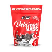 Suplemento em Pó Delicious Mass 3kg Sabor Cookies FTW