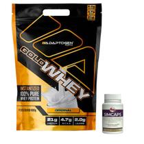 Suplemento Em Pó Gold Whey (900g) Refil Adaptogen Science Wei WAI uei Protein Proteina + DOSE VITAMINA VARIADAS VITAFOR