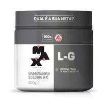 Suplemento em pó Max Titanium L-G glutamina em pote