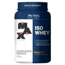 Suplemento em pó Max Titanium proteínas ISO Whey em pote de 900g