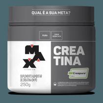 Suplemento Em Pó Pote 250g Creatina Creapure Max Titanium Sem Sabor