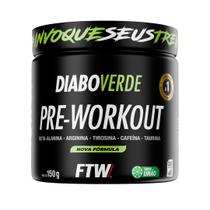 Suplemento Em Pó Pre Treino Pre Workout Pote 150g Sabor Limão FTW DIABO VERDE