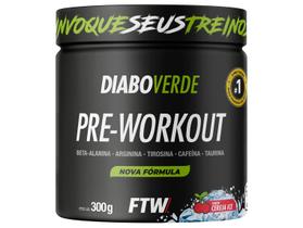 Suplemento Em Pó Pre Treino Pre Workout Pote 300g DIABO VERDE
